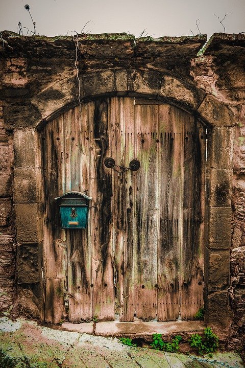 Door, Old, Architecture, Gate, Wooden, Aged, Weathered