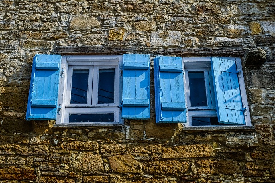 Window, House, Wall, Stone, Old, Architecture